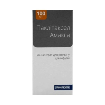 Паклітаксел Амакса концентрат для розчину для інфузій 6 мг/мл по 16,7 мл у флаконі №1