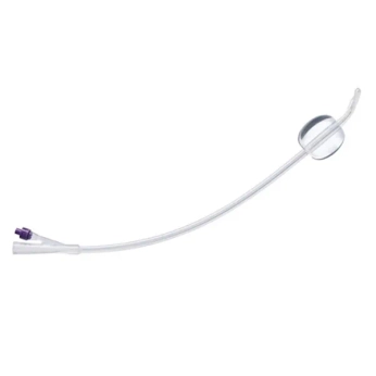 Катетер урологический Medicare тип Фолея силиконовый 30-22 FR фиолетовый 2-ходовой S-2FS №1