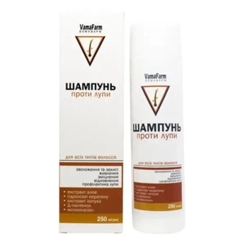 Шампунь Еколєк VamaFarm проти лупи 250 мл