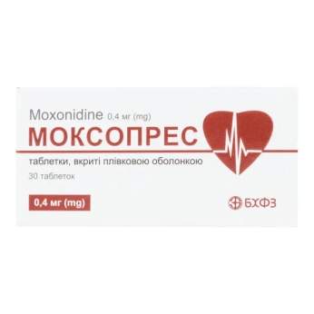  МОКСОПРЕС ТАБЛ 0,4 МГ №30 БХФЗ