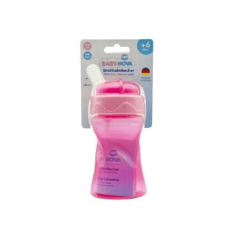 Чашка TM babynova 34114-1 з трубочкою