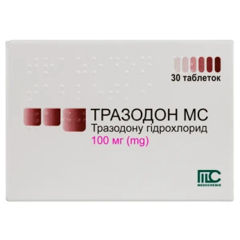 ТРАЗОДОН МС ТАБЛ. 100МГ №30 Medochemie