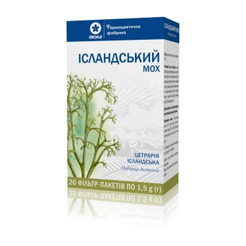Исландский мох фиточай фильтр пакет 1,5 г №20