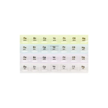 Органайзер пластиковий для таблеток Enjee HTP 029 Тиждень Maxi