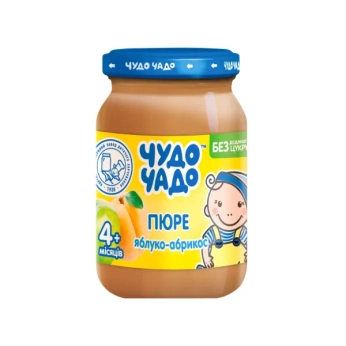 Пюре Чудо-Чадо Яблуко-Абрикос без цукру 170 г