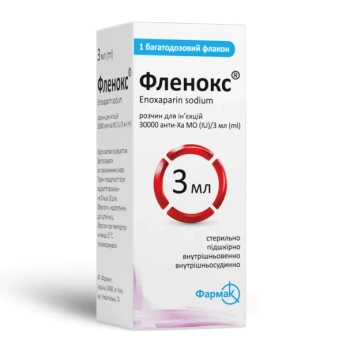 Фленокс раствор для инъекций 30000МЕ/3мл Анти-Ха №1