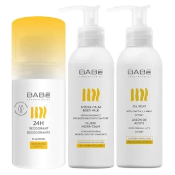 BABE(БАБЕ) 3207 НАБОР ДОРОЖ. МЫЛО+МОЛОЧКО Д/ТІЛА+ДЕЗОДОРАНТ