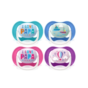 Пустушка Philips Avent Ultra Air SCF080/10 силіконова ортодонтична 6-18 місяців №2