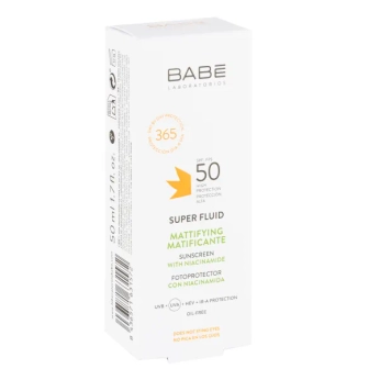 Сонцезахисний флюїд Babe Laboratorios SPF 50 матуючий 50 мл