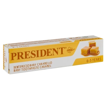 Зубная паста President Baby Caramel от 0 до 3 лет 30 мл