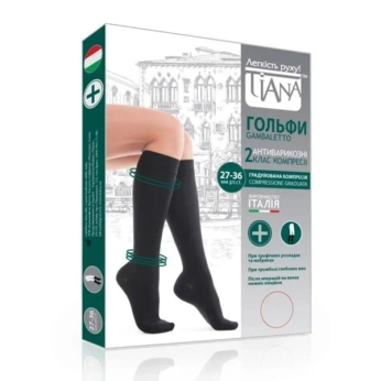 Гольфы компрессионные 930 Soft 2 Klasse 340 den черные размер 3 пара