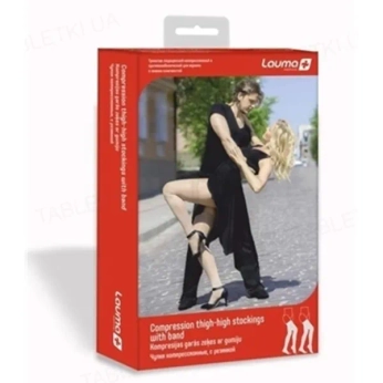 ЧУЛКИ МЕД.КОМПР.РЕЗИН. Б/МЫСКА Р.4D НАТУР. II КЛ. МОД.AG 307  3164 3652