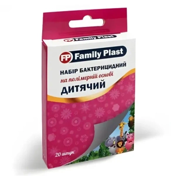 ПЛАСТЫРЬ ФЕМИЛИПЛАСТ ТКАН. НАБОР ДЕТСКИЙ №20  1499