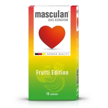 Презервативи Masculan Frutti Edition кольорові з ароматами №10