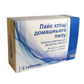 ЛАЙС КЛЕЩИ ДОМАШНЕЙ ПЫЛИ ТАБЛ. СУБЛИНГ. №70