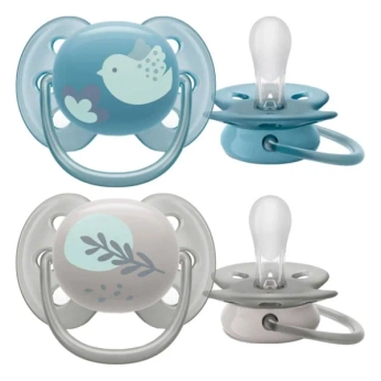 Пустушка ортодонтична силіконова ультрам'яка Philips Avent SCF 091/15 Ultra Soft 6-18 місяців №2