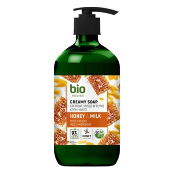 ЭЛЬФА БИО НАТУРЕЛЬ МЫЛО ЖИД. МЕД МОЛОКО 473 МЛ ДОЗАТОР 34211