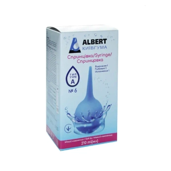 Спринцовка пластизольная поливинилхлоридная тип А-6, 200 мл с мягким наконечником