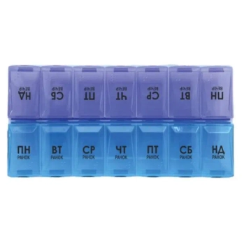 Органайзер для таблеток Краса і Здоров’я РТ 6041 пластиковий тиждень