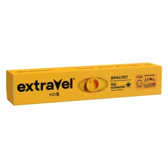Браслет від комах Extravel Kids Від комарів зі змінним картриджем