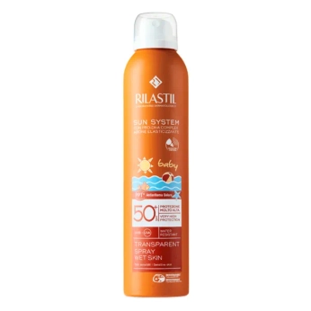 Спрей солнцезащитный детский Rilastil Sun System Baby прозрачный SPF 50+ 200 мл