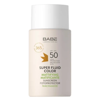 Сонцезахисний матуючий супер флюїд BABE Laboratorios Sun Protection ВВ SPF 50 з тонуючим ефектом 50 мл