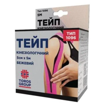 ПЛАСТЫРЬ МЕД. КИНЕЗИО ТЕЙП 1096 5СМ Х 5М  БЕЖ.  5429