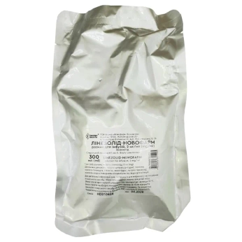 Лінезолід-Новофарм розчин для інфузій 2 мг/мл пакет 300 мл