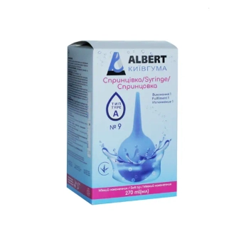 Спринцовка пластизольная поливинилхлоридная тип А-9, 270 мл с мягким наконечником