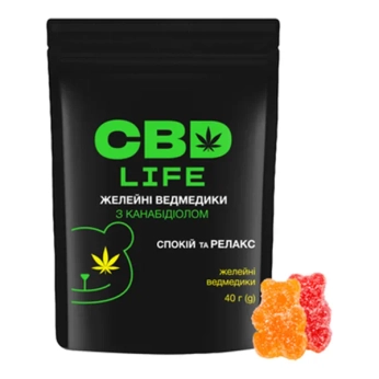 CBD пастилки Желейные мишки с каннабидиолом 40 г