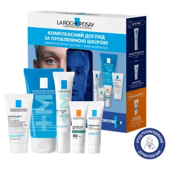 Набор La Roche-Posay Ефаклар Комплексный уход за проблемной кожей, 5 міні-продуктів