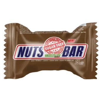 Конфеты Power Pro Healthy Nuts Bar mini с арахисом глазированные без добавления сахара 15 г