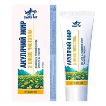 АКУЛИЙ ЖИР КРЕМ Д/ТЕЛА ЧИСТОТЕЛ 75МЛ  3929