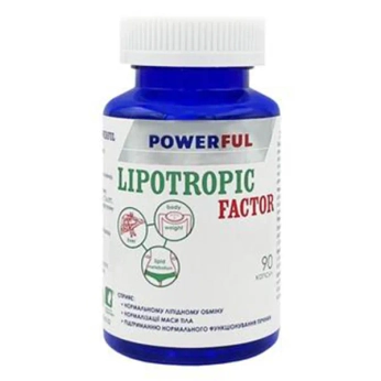 Липотропный фактор POWERFUL Lipotropic Factor капсулы №90
