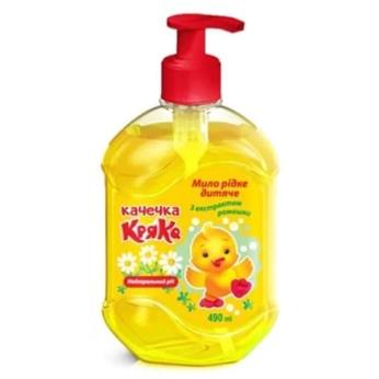 МЫЛО ДЕТСКОЕ КАЧЕЧКА КРЯКА ЖИД. РОМАШКА 490МЛ  4307