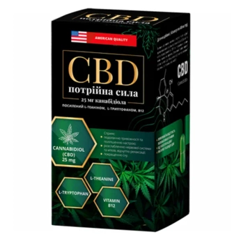 CBD Тройная сила капсулы по 400 мг №60