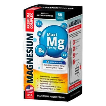 Магний Премиум Комплекс капсулы по 892 мг №60