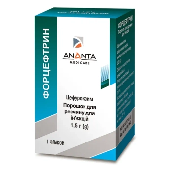 ФОРЦЕФТРИН ПОР. Д/ИН. 1,5 Г ФЛ. №1