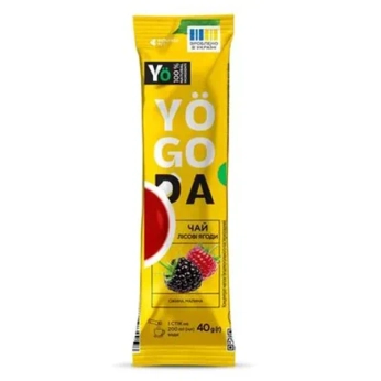 КОНЦЕНТРАТ ПИЩ. ЧАЙ YOGODA 40Г ЛЕСНЫЕ ЯГОДЫ  4958