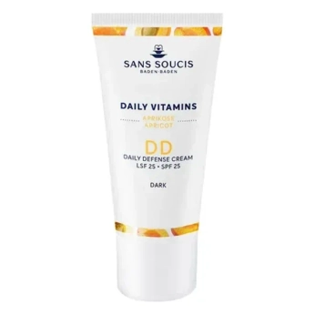 DD-крем для лица с абрикосом Sans Soucis (Сан Суси) Daily Vitamins SPF-25 темный 30 мл