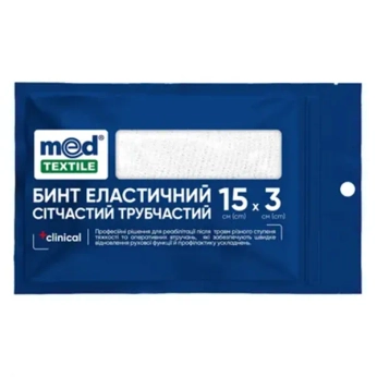 БИНТ ЭЛАСТ.СЕТЧ.ТРУБЧ. 15 СМ Х 3 СМ 5480