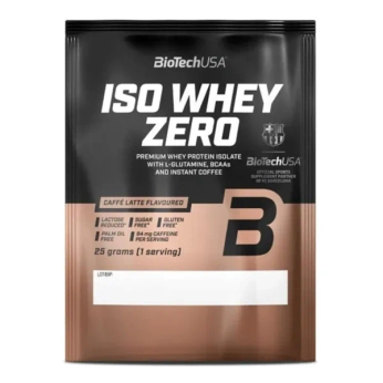 Протеїн Biotech Iso Whey Zero у вигляді порошку зі смаком кави-латте пакет 25 г