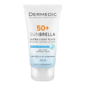 ДЕРМЕДИК DERMEDIC SUNBRELLA ФЛЮИД ЗАЩИТ. УЛЬТРАЛЕГ. Д/СУХОЙ И НОРМАЛ.КОЖИ SPF50+ 40МЛ 7546