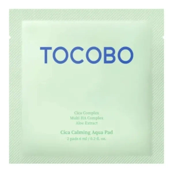 Заспокійливі аква-педи з центеллою для обличчя TOCOBO Cica Calming  №2 шт