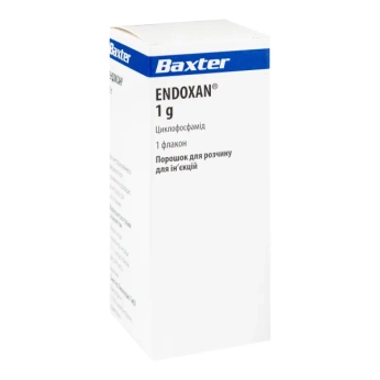 Ендоксан 1 г порошок для розчину для ін'єкцій 1 г флакон №1