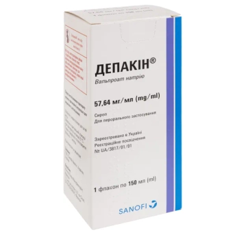 Депакін сироп флакон 150 мл