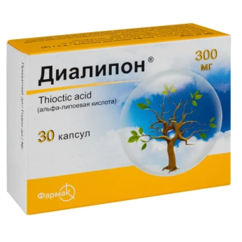 Диалипон капсулы 300 мг блистер №30