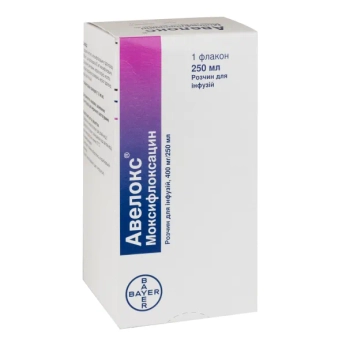 Авелокс раствор для инфузий 400 мг флакон 250 мл №1