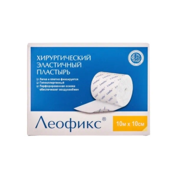 Пластир медичний leofix 10 см х 10 м №1