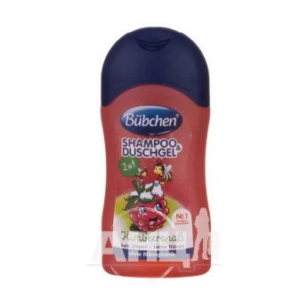 Шампунь і гель для душу Bubchen малина 50 мл